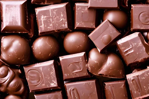 Chocolate Una Comida Dulce Hecha Cacao Leche Aperitivo Delicioso — Foto de Stock