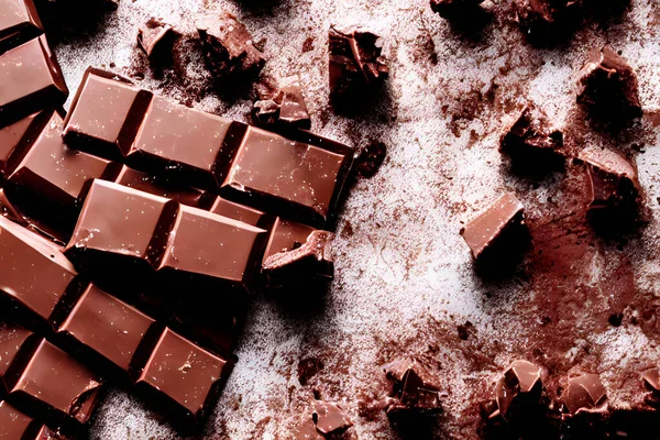 Chocolate Uma Comida Doce Feita Cacau Leite Lanche Gostoso — Fotografia de Stock