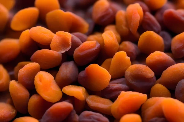 Abricots Secs Conserves Traditionnelles Fruits Sains — Photo