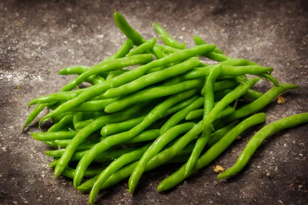 Haricots Verts Aliments Sains Pour Légumes Fraîchement Récoltés Produits Agricoles — Photo