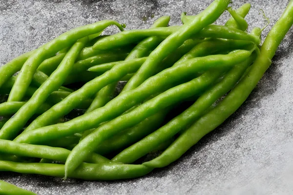 Judías Verdes Alimentos Vegetales Saludables Recién Cosechados Productos Agrícolas —  Fotos de Stock