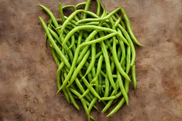 Haricots Verts Aliments Sains Pour Légumes Fraîchement Récoltés Produits Agricoles — Photo