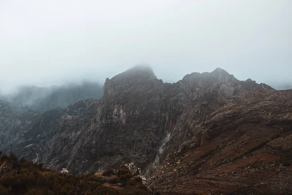 Vistas Isla Madeira Desde Montaña Más Alta Pico Ruivo Aventura —  Fotos de Stock