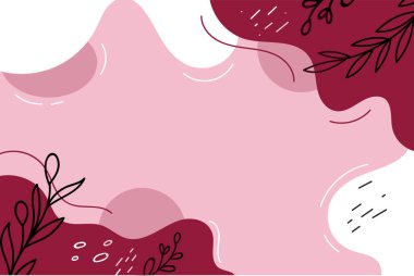 floral abstract illustration bacground