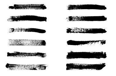 brush stroke grunge vector design illustration isolated on white background 