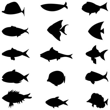 Fish vector design illustration isolated on white background