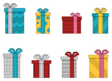 Present vector design illustration isolated on white background 