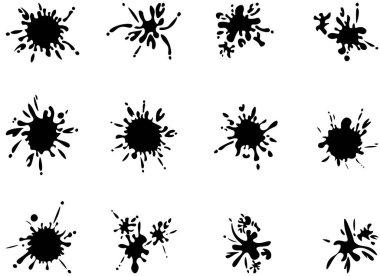 splash colour vector design illustration isolated on white background 