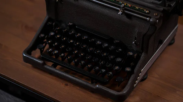 Close View Keys Vintage Typewriter — ストック写真