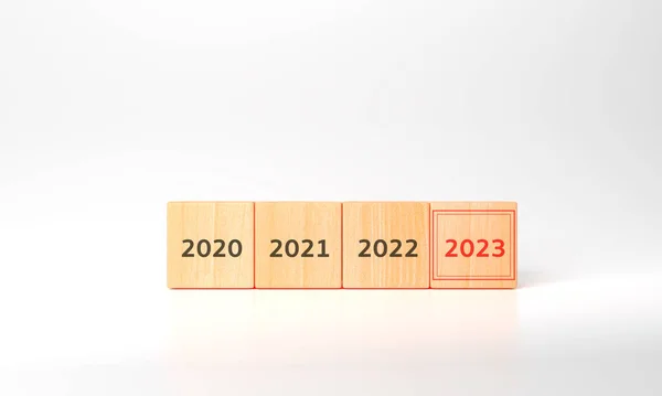 Darstellung Von Businessplan Und Strategien Für 2023 Ziel Plan Aktion — Stockfoto