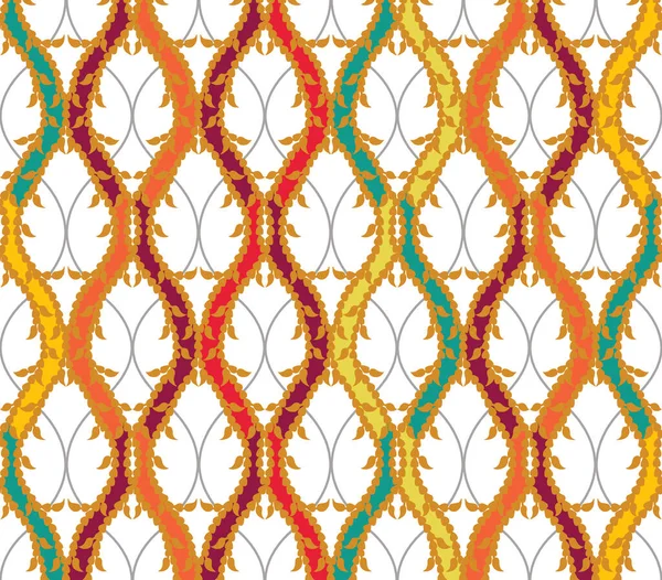 Padrão Multicolor Sem Costura Com Mandalas Orientais Padrão Mandala Hippie — Fotografia de Stock