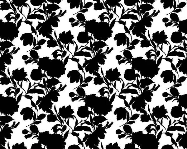 The deformation of flowers, the leaves, and flowers\' art design. Metallic background. Raster Version and textiles design.