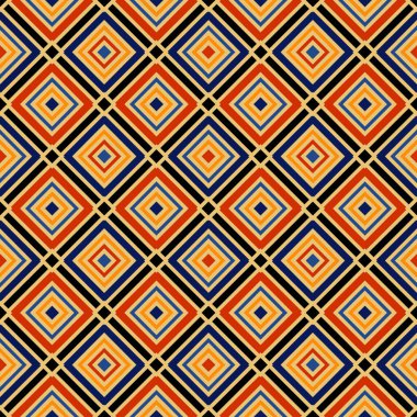 Basit şekilleri ve güzel bir renk paleti olan yüzyılın ortası geometrik soyut deseni. Basit geometrik kalıp kompozisyonu, en iyi web tasarımı, kartvizitler, davetiyeler, posterler ve tekstil baskılarında kullanılır..