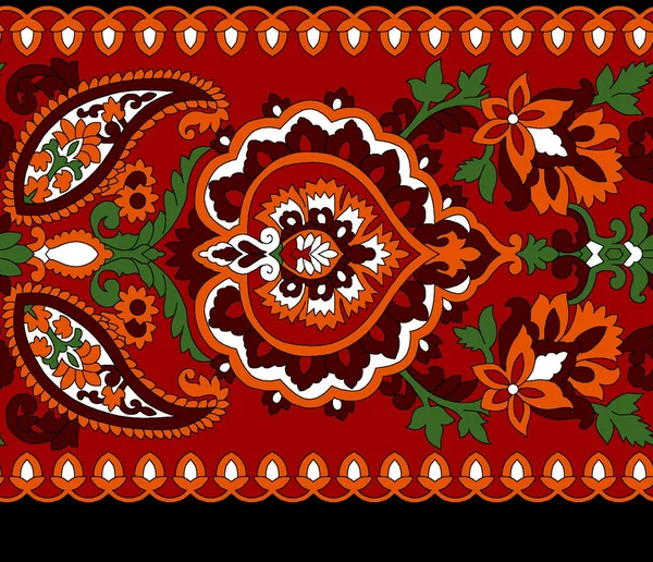 Motívumok Design Art Paisley Digitális Design Paisley Art Hagyományos Paisley — Stock Fotó