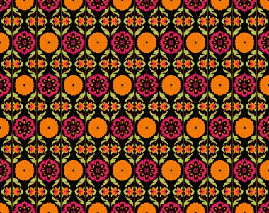 Fantezi çiçekli kusursuz desen, doğal duvar kağıdı, çiçek desenli kıvrım çizimi. Paisley el yapımı elementler çiziyor. Ev dekoru.