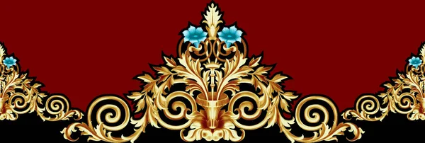 Orientalisch Abstraktes Ornament Vorlage Für Teppich Textilien Tapeten Und Jede — Stockfoto