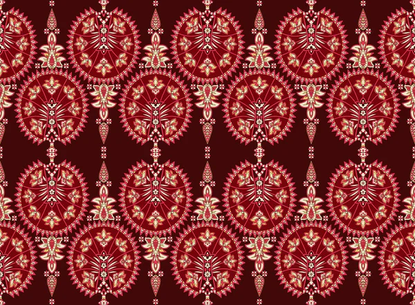 Dekorative Ornamentale Orientalischen Stil Nahtlose Blumenmuster Für Tapeten Bunte Indische — Stockfoto