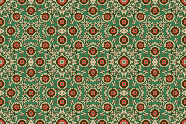 Ajrakh Pattern Stampa Blocchi Pattern Stampa Batik Pattern Background Illustrazione — Foto Stock