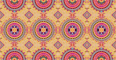 Güzel bir Geometrik Süsleme Etnik stil sınır tasarımı suluboya, trend, doku ve klasik el çizimi ile el yapımı sanat deseni.