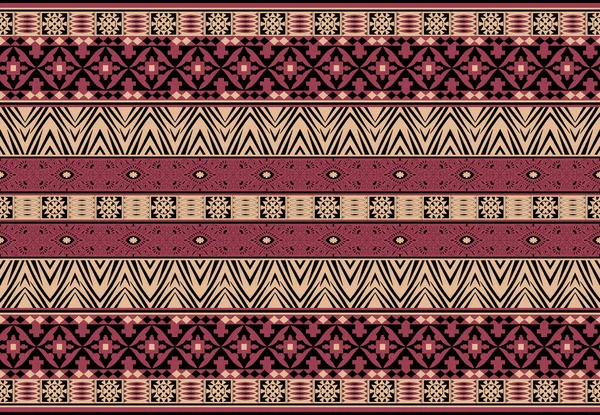 Ethnic Ornamental Vertical Seamless Pattern Ethnic Ornament Wallpaper Vertical Geometric — Stock Vector
