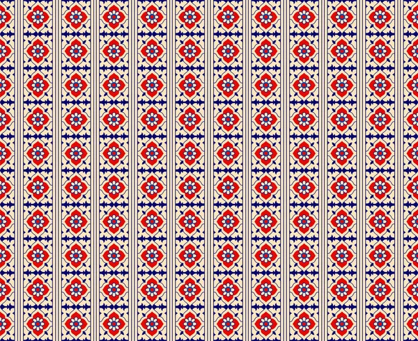 抽象Jrak打印块打印 Ajrak彩色合金化设计用于打印 Ajrakh花卉图案 矢量图解 花生米和黑色花生米 纺织品Ajrak Boder黑色白色 — 图库照片