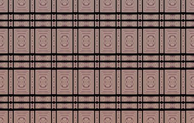 Güzel etnik sınır, çiçekler ve tekstil dijital motifler. Bu, marka stili tekstil ve evlilik kartlarında kullanılan üst sınıf bir şal deseni motifi..