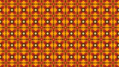 Halı banyosu paspası ve Boho tarzı örülmüş doku ve efektli etnik tasarım deseni. Moda, çağdaş etnik kalıplar, nakış haçları, kareler, elmaslar, semboller.