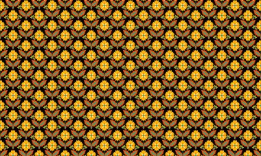 Ditsy özgürlük tarzı kusursuz desenler. Beyaz ve mavi papatya çiçekleri. Basit düz modern çizim. Tekstil ve moda tasarımı için çiçek dokusu koleksiyonu. Bahar botanik baskısı. sarı çiçek deseni