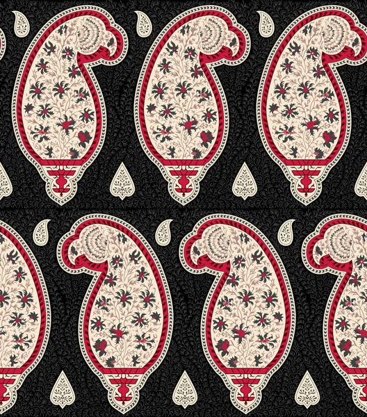 Hand Draw Paisley Pattern Vector Texture Paisley Background Pattern Brand — Stock Photo, Image