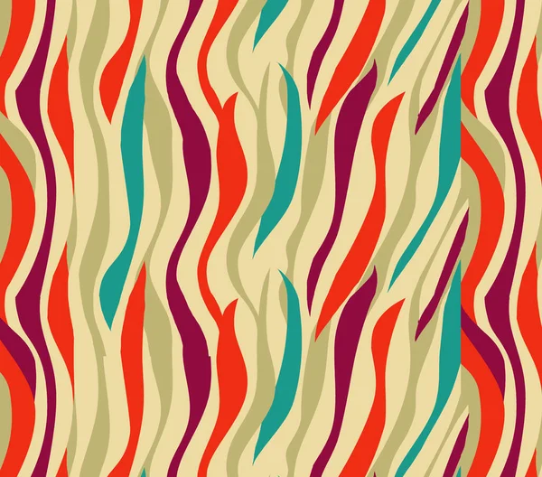 Візерунок Веселкової Зебри Абстрактні Смуги Фону Оптичної Художньої Хвилі Векторні — стокове фото