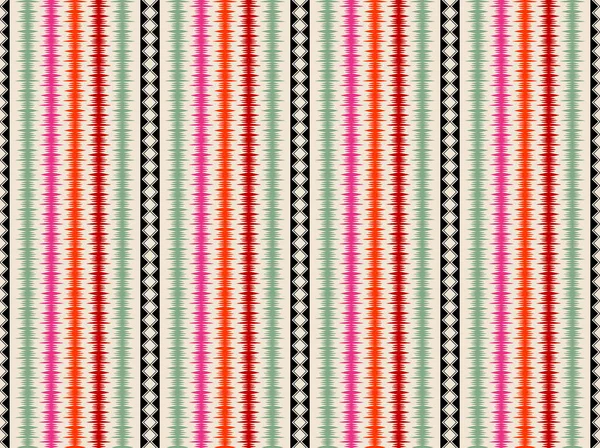 Patrón Sin Costura Bohemio Kilim Formato Vectorial Para Tejidos Impresos — Foto de Stock