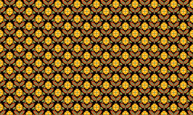 Ditsy özgürlük tarzı kusursuz desenler. Beyaz ve mavi papatya çiçekleri. Basit düz modern çizim. Tekstil ve moda tasarımı için çiçek dokusu koleksiyonu. Bahar botanik baskısı. sarı çiçek deseni