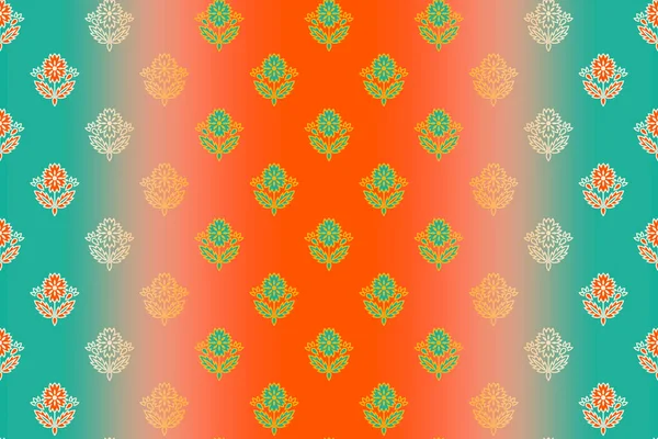 Abstract Vector 솔기없는 Trippy Gractal Fractal Mandala 어두운 장식적 꽃무늬 — 스톡 사진