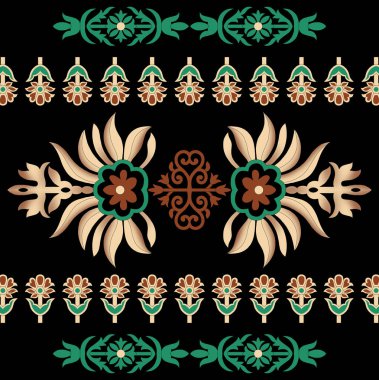 Paisley 'ler dizaynın eşsiz tonlarını süsler. Gömlek ve dupatta desenli desenler için güzel desenler. Bir gömlek tasarımı için güzel bir klasik sınır tasarımı..