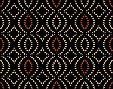 Kabilede kusursuz bir düzen var. Kumaş etnik model sanat. Çiçek süslemesi. Arkaplan, duvar kağıdı, Pakistan illüstrasyonu, kumaş, giysi, halı, tekstil, batik ve nakış tasarımı.