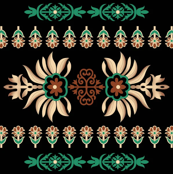 帕斯利装饰品独特的设计风格漂亮的帕斯利衬衫和杜帕塔印花漂亮的老式边框设计衬衫设计和印花巴基斯坦传统民族 — 图库照片