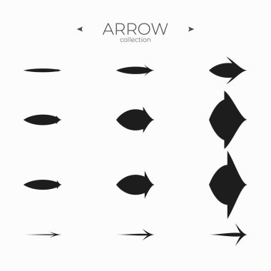 Satır Arrow simgesi ayarlandı. Ok vektör simgesi ayarlandı. Temel yapay zeka elementlerini oku. İnternette ve mobil UI 'da kullanmak için. Vektör