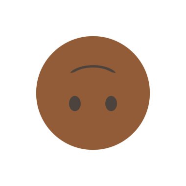 Tepetaklak olmuş. Vektör çizimi. emoji. Beyaz arka planda izole edilmiş. emoticon karakterleri tasarım koleksiyonu için. Web arayüzü için