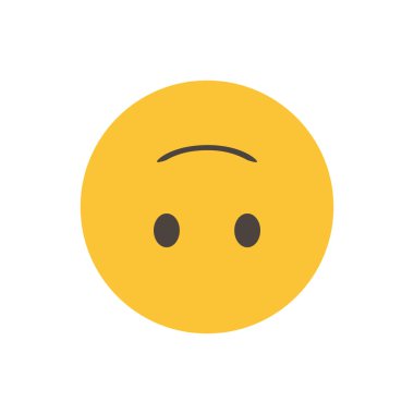 Tepetaklak olmuş. Vektör çizimi. gülümseyen yüz ifadesi karakter tasarımı. Üç boyutlu izole edilmiş. Vektör Emoji. uygulama için