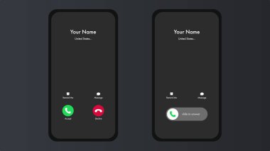 Soyut düz tasarım basit vektör akıllı telefon kavramını kabul et. Telefon sembolü beyaz arkaplanda izole edilmiş. Vektör illüstrasyonu