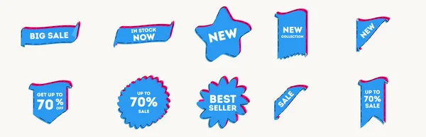 Special Offer Tag Collection Sale Tag Set Promotion Price Label — Stock Vector