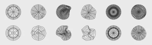 Σχήματα Βαρβαρότητας Μινιμαλιστικά Γεωμετρικά Στοιχεία Στολίδια Για Διακόσμηση Σχήματα Βαρβαρότητας — Διανυσματικό Αρχείο