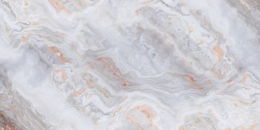 Kıvırcık gri ve altın damarlı beyaz mermer desenli. Soyut doku ve arkaplan. 2B illüstrasyon