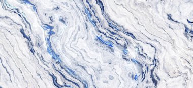 Mavi ve beyaz mermer fayans. Soyut doku ve arkaplan. 2d illüstrasyon