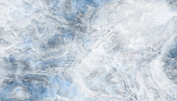Niebieski Wzór Marmuru Białymi Żyłami Ilustracja Streszczenie Tekstury Tła — Zdjęcie stockowe