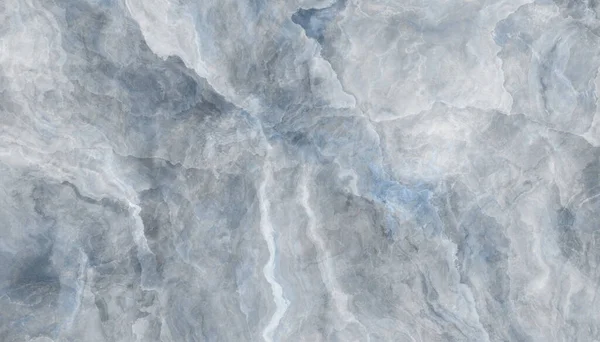 Beyaz damarlı mavi mermer desen. 2D çizim. Soyut doku ve arkaplan