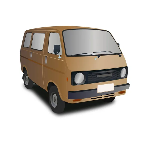 Bandung Indonesia July 2022 Car Series Minibus Product Suzuki Carry — Vector de stock