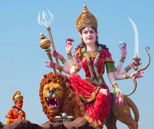 Hindu Goddess Maa Durga Happy Navratri Indian Religion — Fotografia de Stock