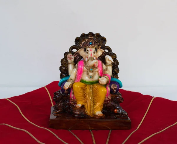 Happy Ganesh Chaturthi Idol Ganesh Ganpati Bappa — Fotografia de Stock