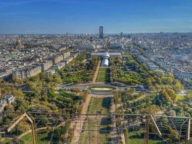 Paris Fransa Eyfel Kulesi Sonbahar Manzaraları